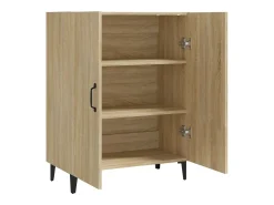 Aparador de madera contrachapada roble Sonoma 70x34x90 cm ES97577