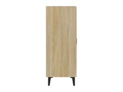 Aparador de madera contrachapada roble Sonoma 70x34x90 cm ES97577