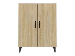Aparador de madera contrachapada roble Sonoma 70x34x90 cm ES97577