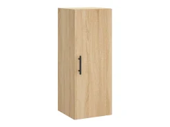 Aparador de madera contrachapada roble Sonoma 34,5x34x180 cm ES60525