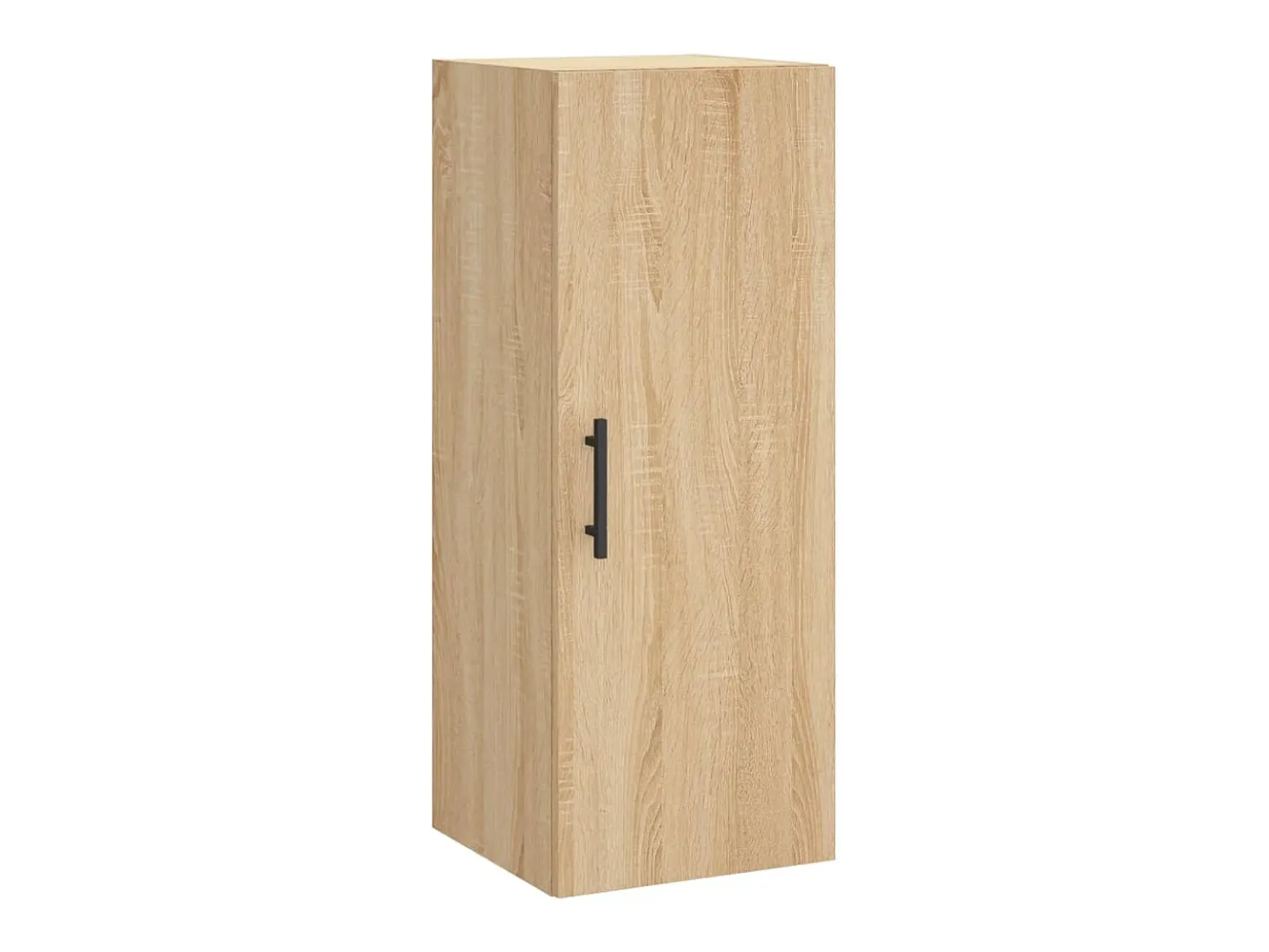 Aparador de madera contrachapada roble Sonoma 34,5x34x180 cm ES60525