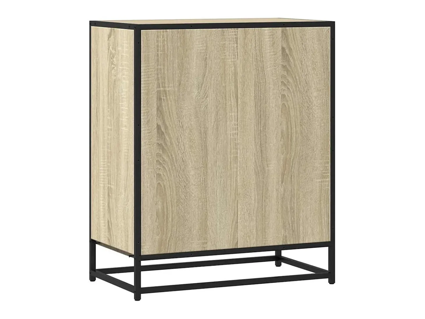 Aparador de madera contrachapada roble sonoma 62x35x76 cm