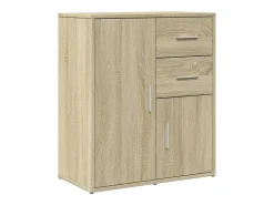 Aparador de madera de ingeniería roble Sonoma 60x31x70 cm ES475172