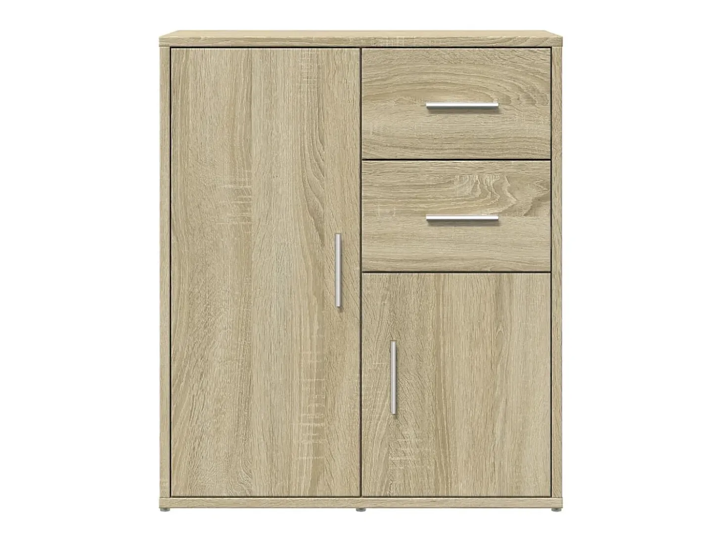 Aparador de madera de ingeniería roble Sonoma 60x31x70 cm ES475172