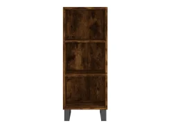 Aparador de madera de ingeniería roble ahumado 34,5x32,5x90 cm