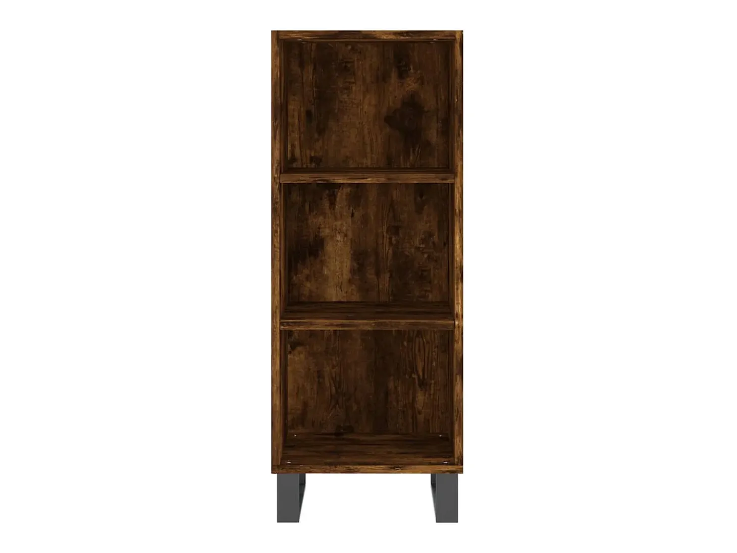 Aparador de madera de ingeniería roble ahumado 34,5x32,5x90 cm