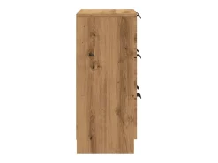Aparador de madera de ingeniería roble artisan 60x30x70 cm