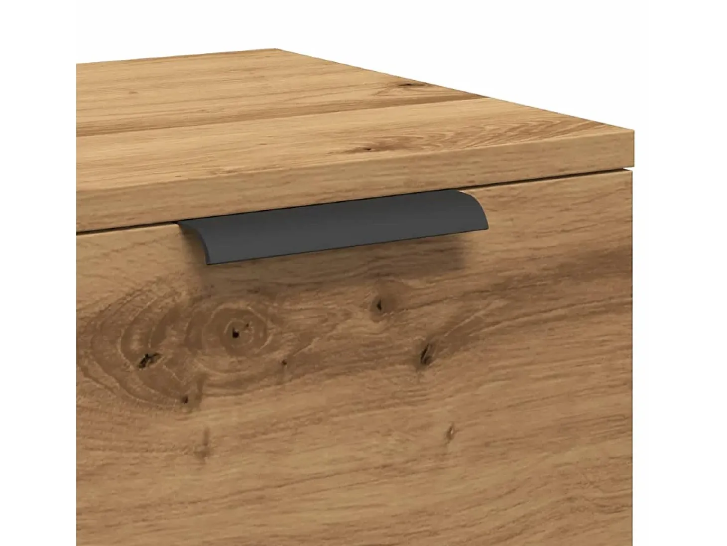 Aparador de madera de ingeniería roble artisan 60x30x70 cm