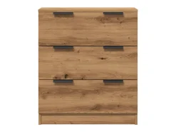 Aparador de madera de ingeniería roble artisan 60x30x70 cm
