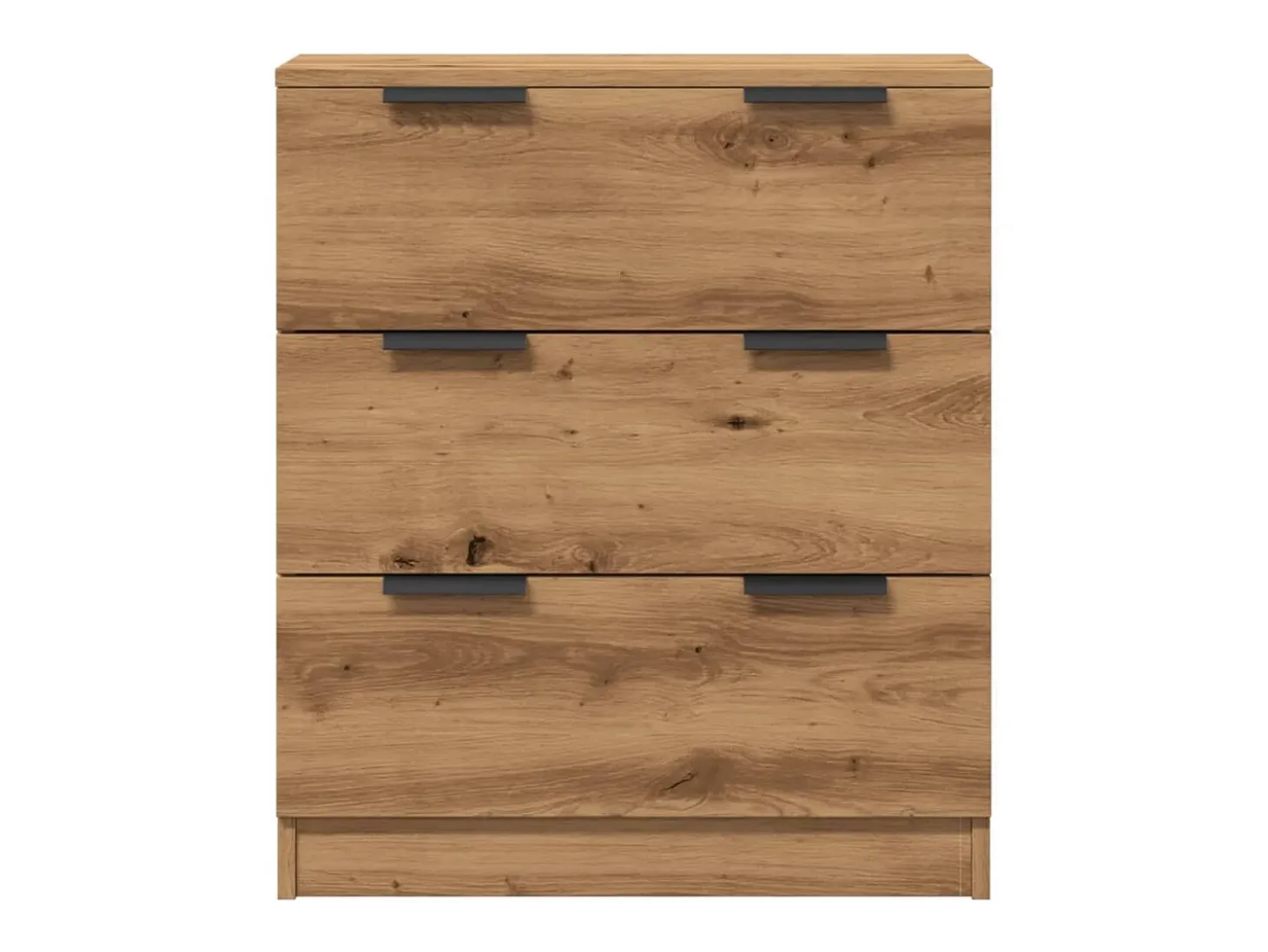 Aparador de madera de ingeniería roble artisan 60x30x70 cm