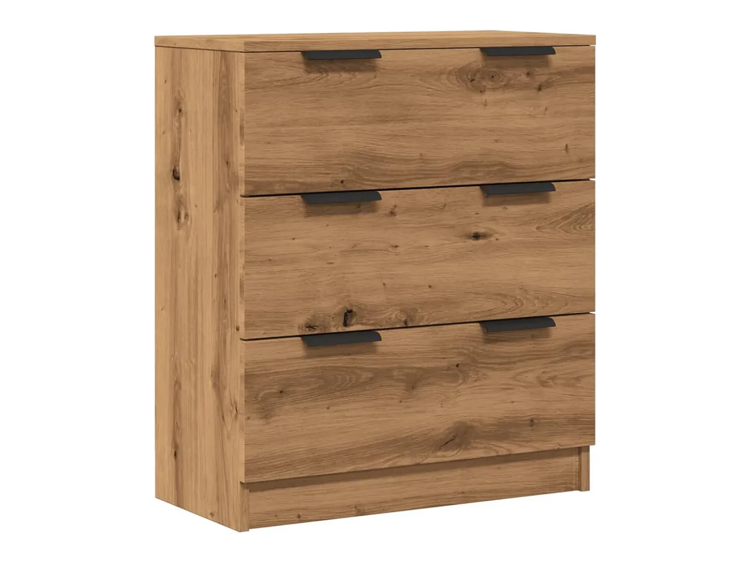 Aparador de madera de ingeniería roble artisan 60x30x70 cm