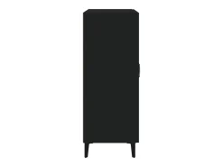 Aparador de madera de ingeniería negro 69,5x34x90 cm