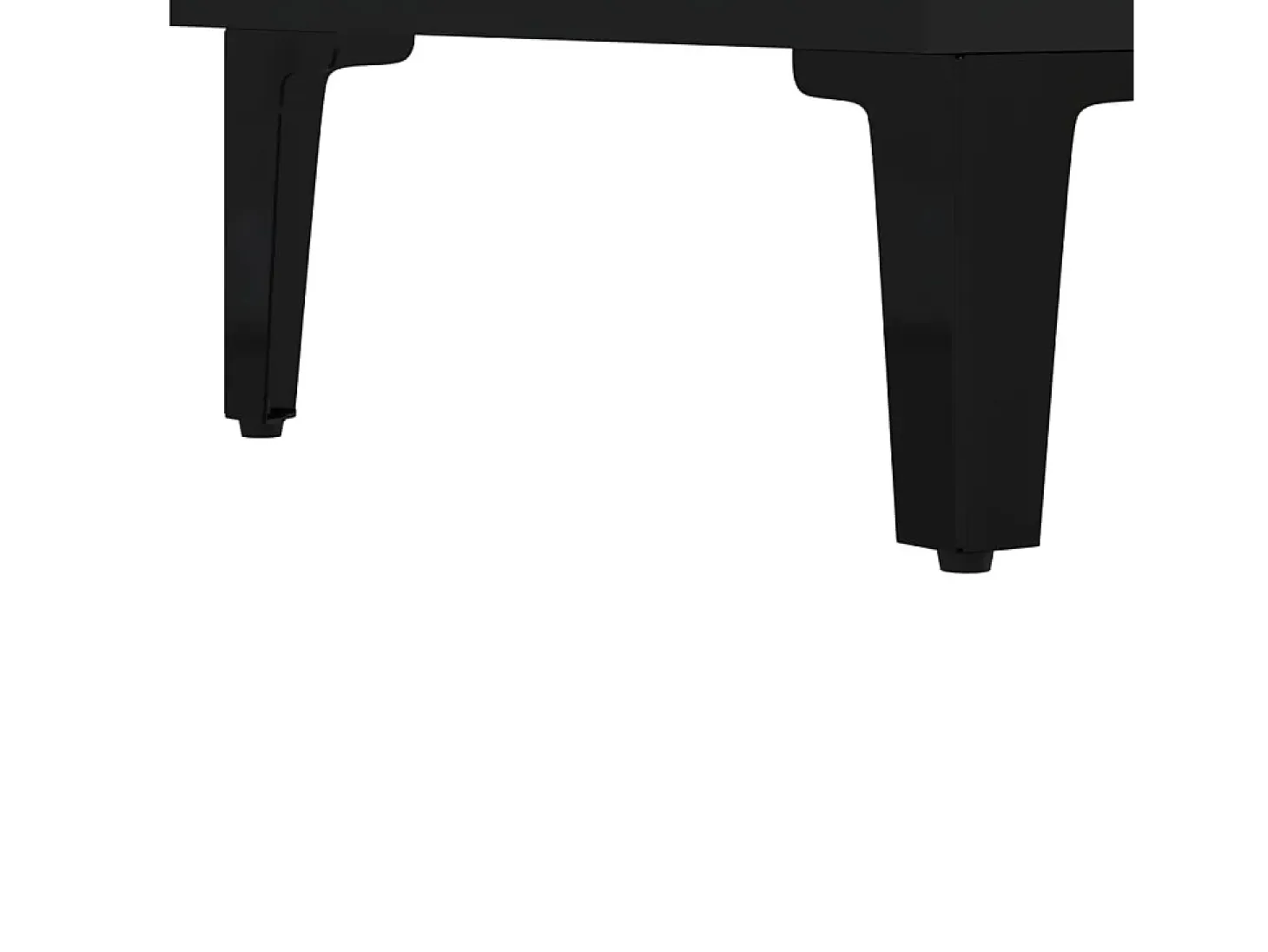 Aparador de madera de ingeniería negro 69,5x34x90 cm