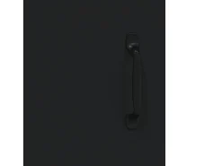 Aparador de madera de ingeniería negro 69,5x34x90 cm