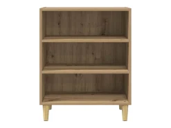 Aparador de madera de ingeniería roble artisan 57x35x75 cm