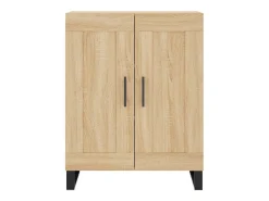 Aparador de madera de ingeniería roble Sonoma 69,5x34x90 cm