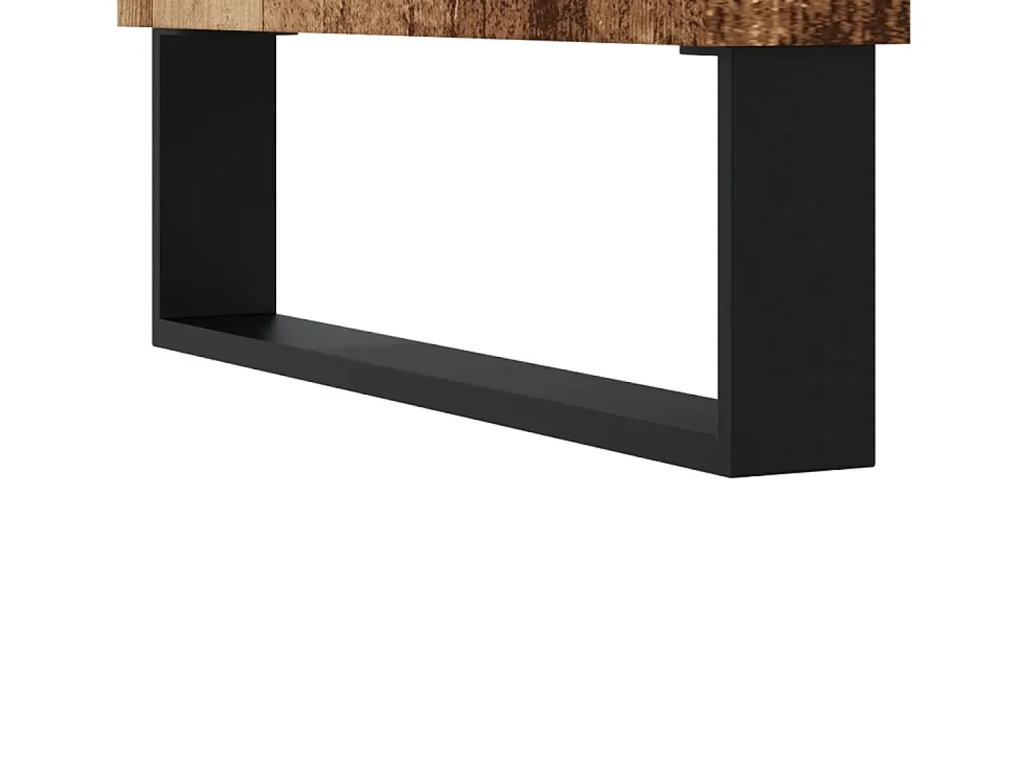 Aparador de madera de ingeniería envejecida 100x36x60 cm
