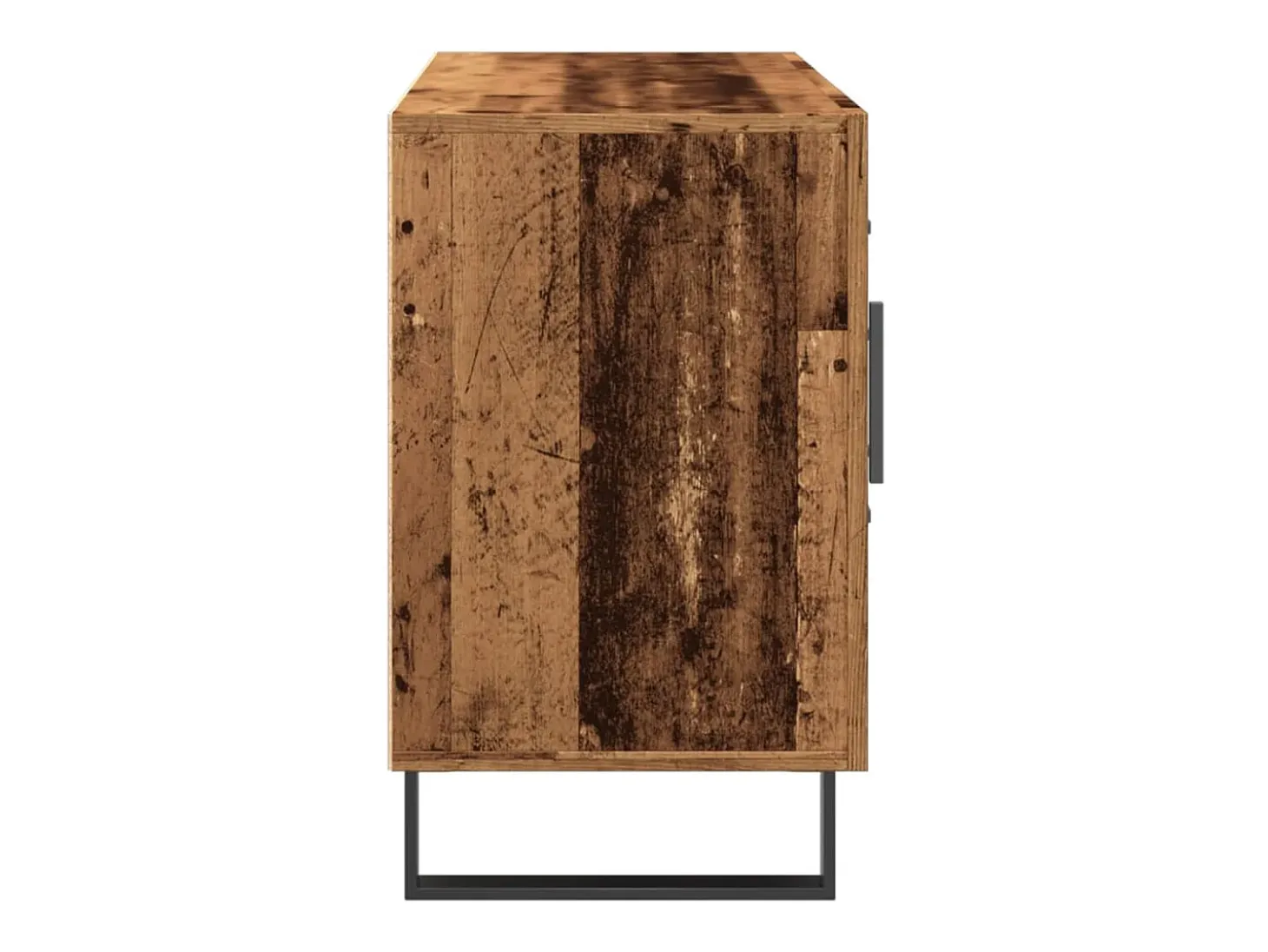 Aparador de madera de ingeniería envejecida 100x36x60 cm