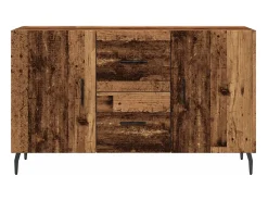 Aparador de madera de ingeniería envejecida 100x36x60 cm