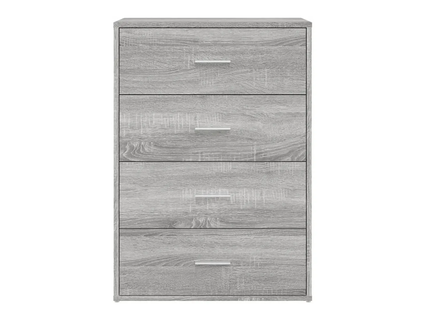 Aparador de madera de ingeniería gris Sonoma 60x31x84 cm ES777580