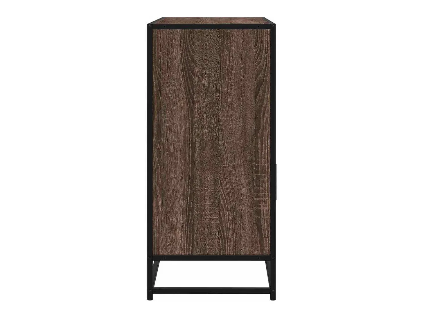 Aparador de madera de ingeniería marrón roble 100x35x76 cm
