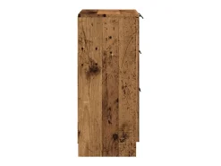 Aparador de madera de ingeniería envejecida 60x30x70 cm