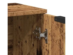 Aparador de madera de ingeniería envejecida 60x30x70 cm