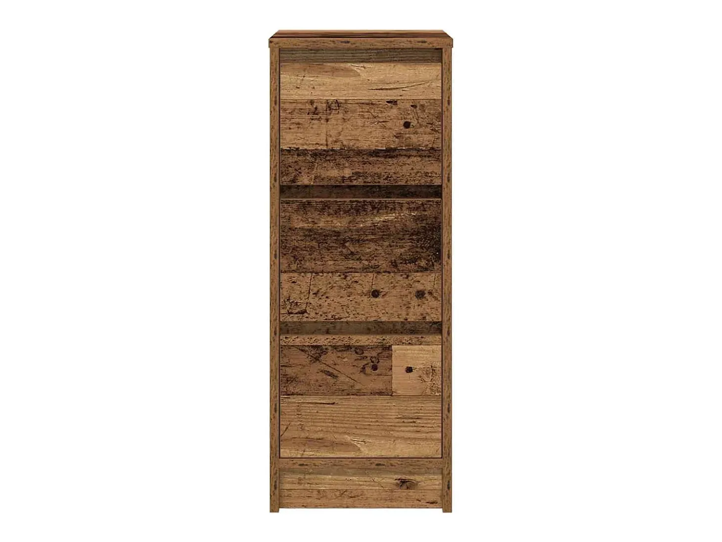 Aparador de madera de ingeniería envejecida 29,5x34x76 cm