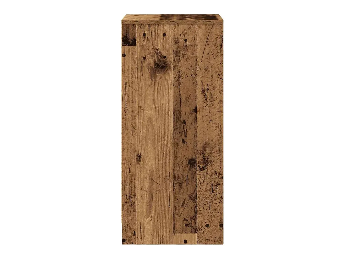 Aparador de madera de ingeniería envejecida 29,5x34x76 cm