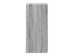 Aparador de madera de ingeniería gris Sonoma 50x42,5x93 cm