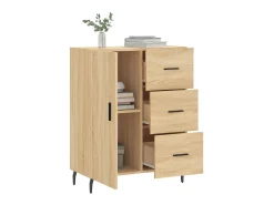 Aparador de madera de ingeniería roble Sonoma 69,5x34x90 cm ES82275