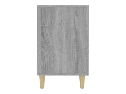 Aparador de madera de ingeniería gris Sonoma 100x36x60 cm