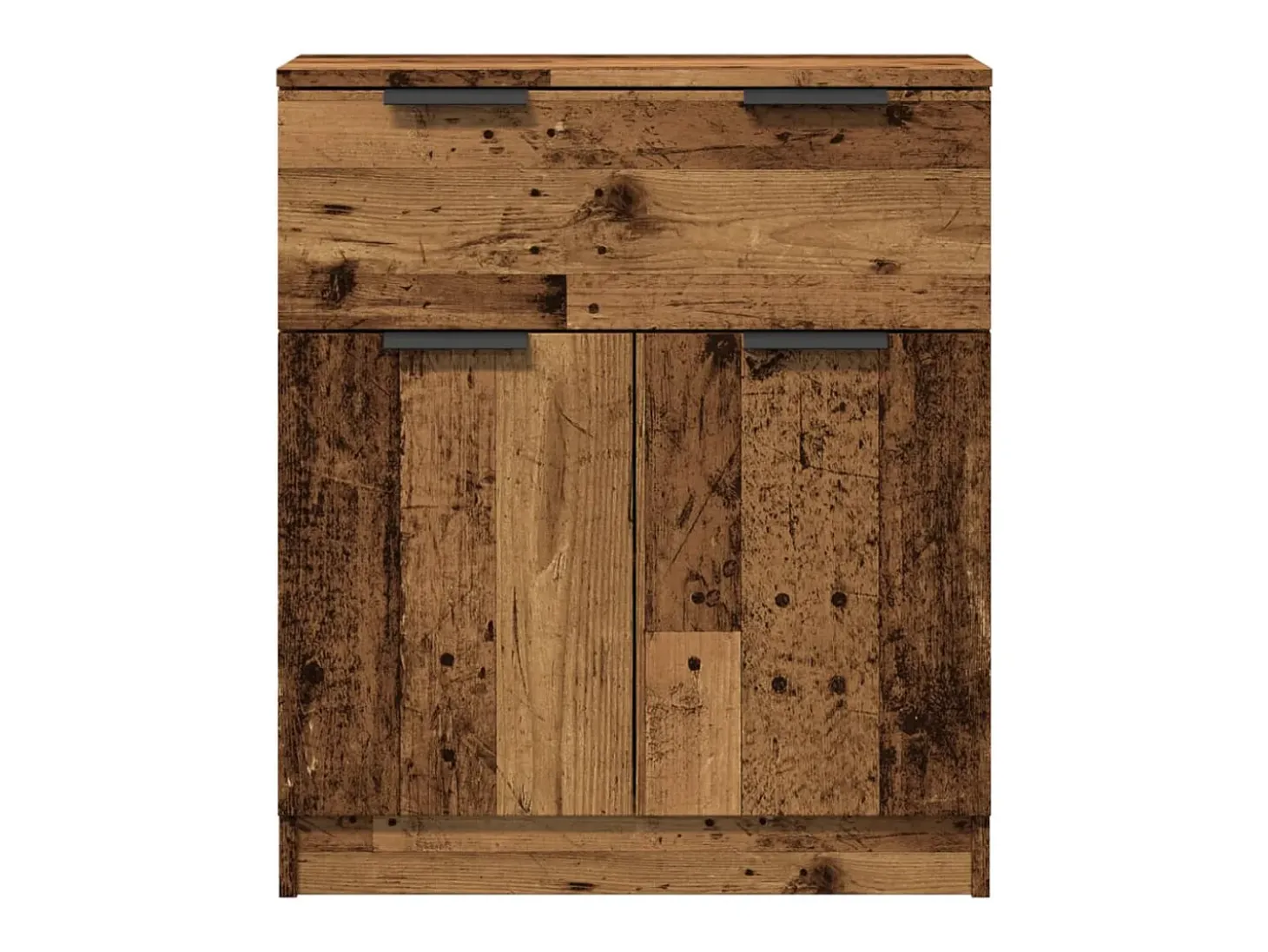 Aparador de madera de ingeniería envejecida 60x30x70 cm