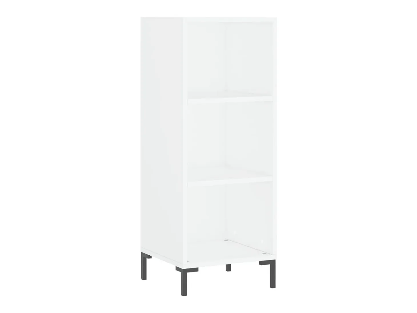 Aparador de madera de ingeniería blanco 34,5x32,5x90 cm ES78717