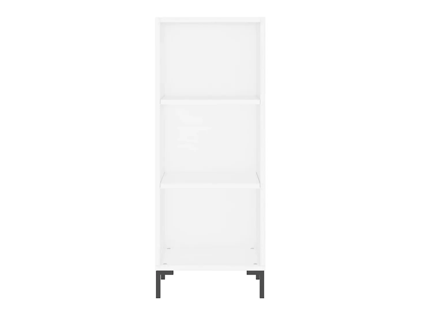 Aparador de madera de ingeniería blanco 34,5x32,5x90 cm ES78717