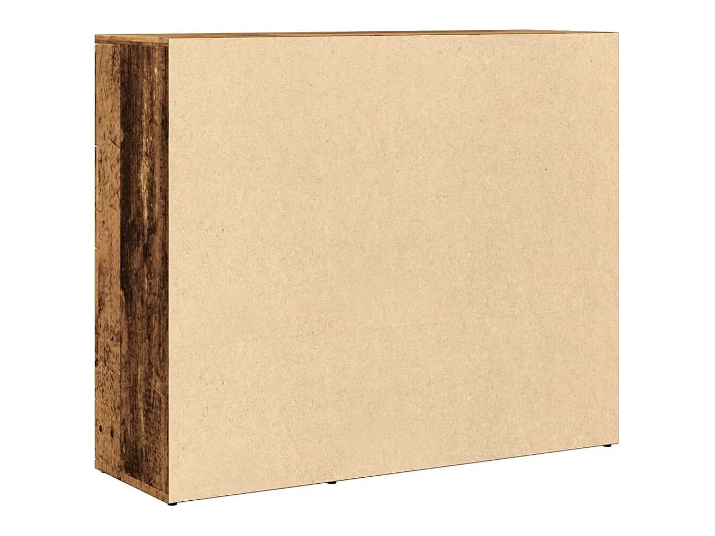 Aparador de madera de ingeniería envejecida 91x29,5x75 cm