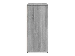 Aparador de madera de ingeniería 2 uds gris Sonoma 60x31x70 cm