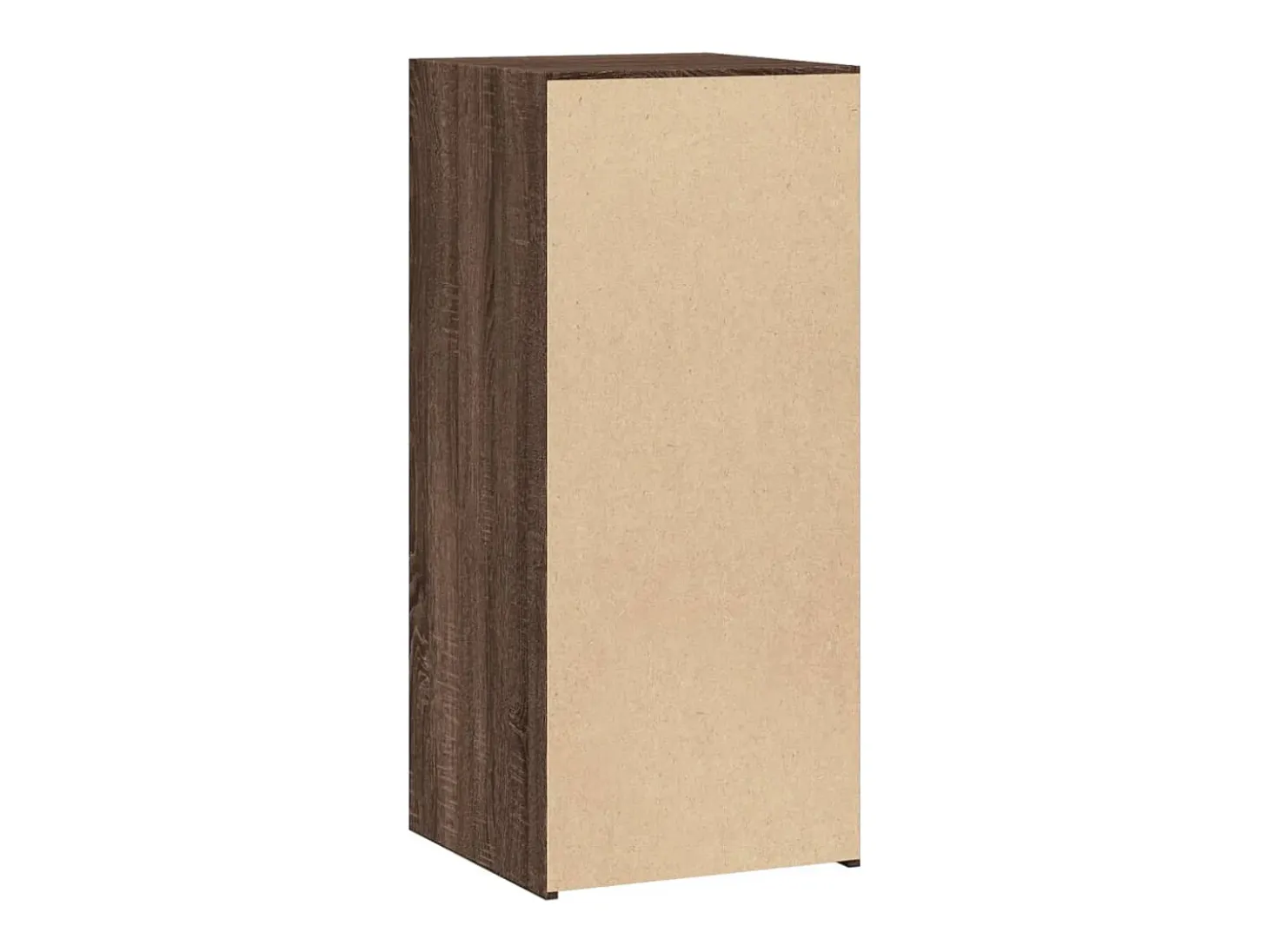Aparador de madera de ingeniería marrón roble 40x41x93 cm