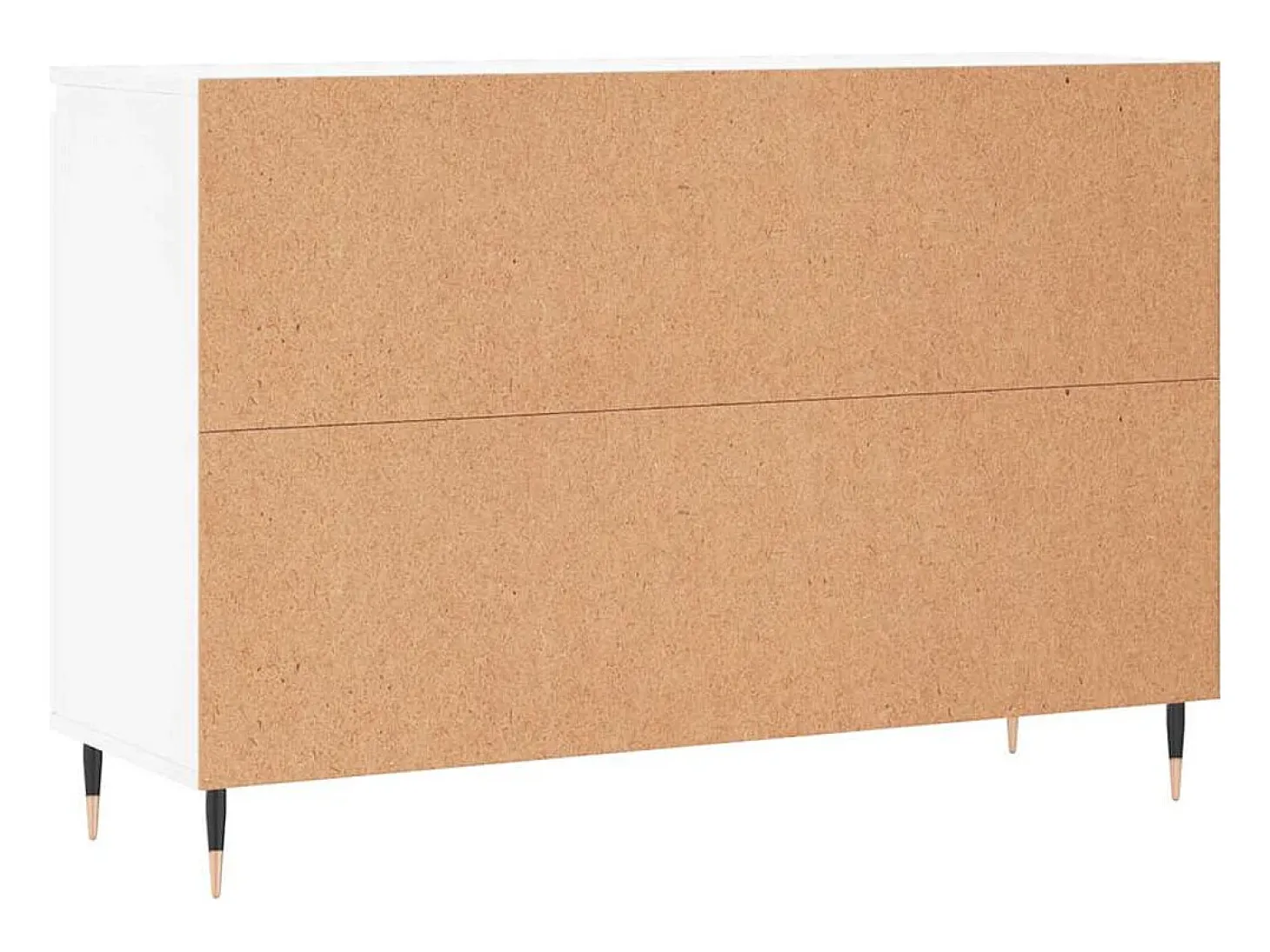 Aparador de madera de ingeniería blanco 101,5x35x70 cm