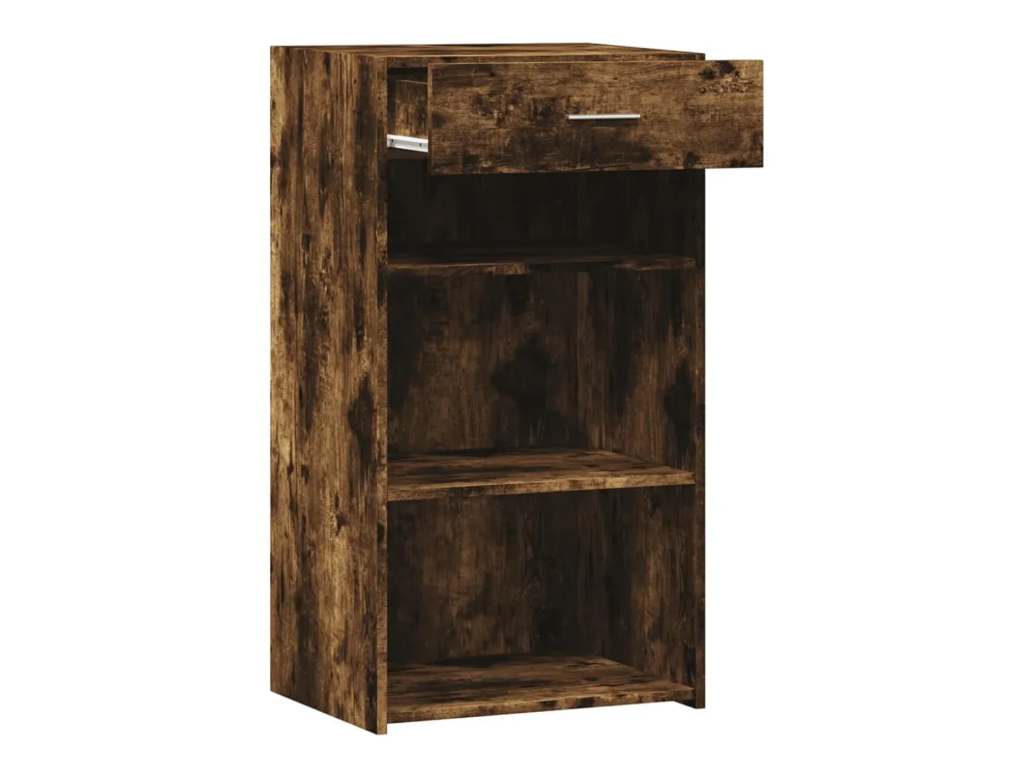 Aparador de madera de ingeniería roble ahumado 50x42,5x93 cm