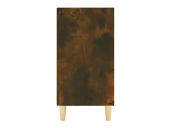 Aparador de madera de ingeniería roble ahumado 103,5x35x70 cm ES85454