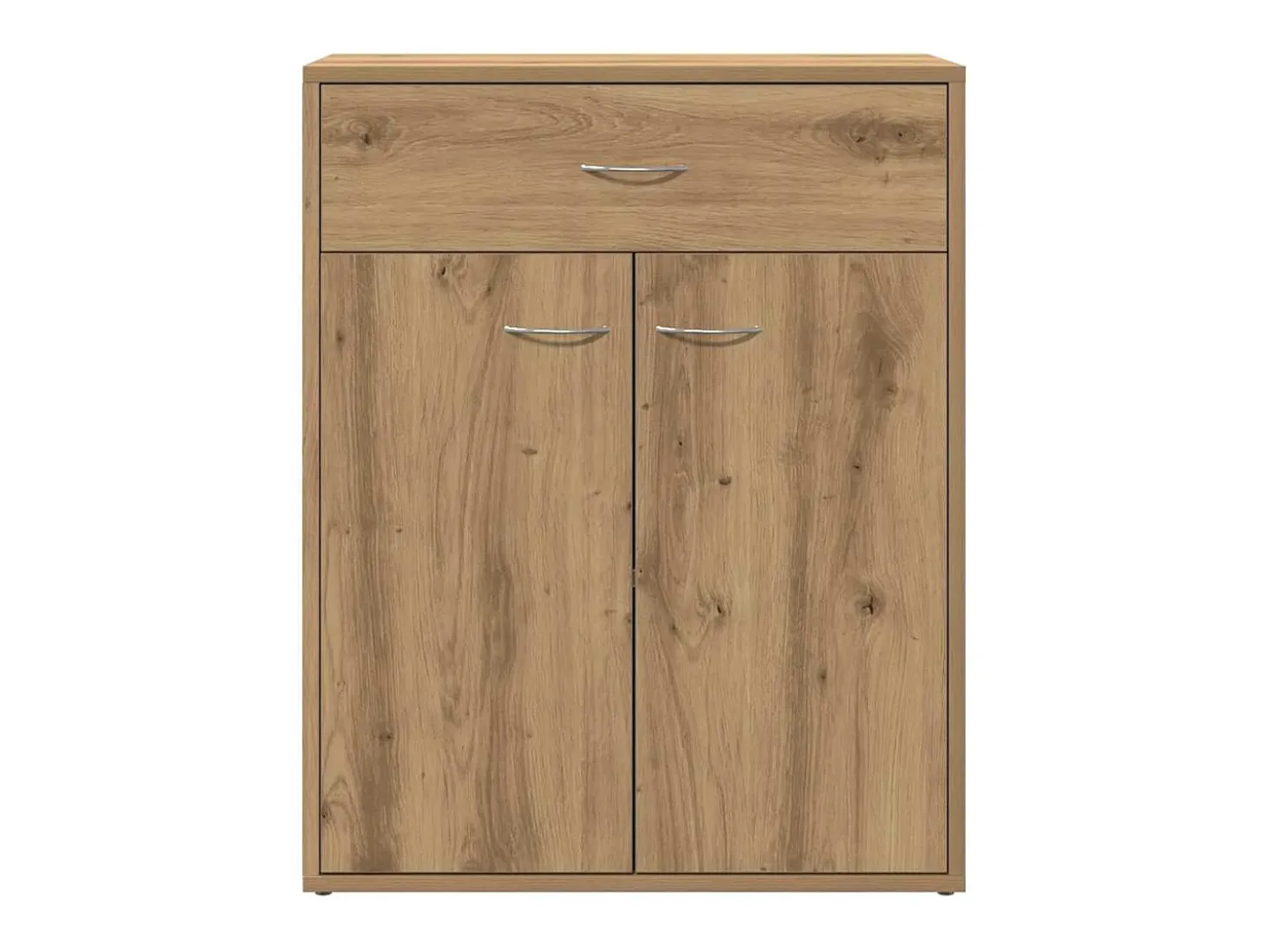 Aparador de madera de ingeniería roble artisan 60x30x75 cm
