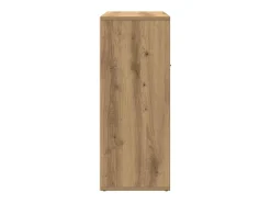 Aparador de madera de ingeniería roble artisan 60x30x75 cm