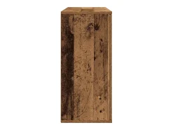 Aparador de madera de ingeniería envejecida 90x29,5x65 cm