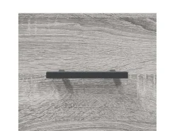 Aparador de madera de ingeniería gris Sonoma 69,5x34x90 cm