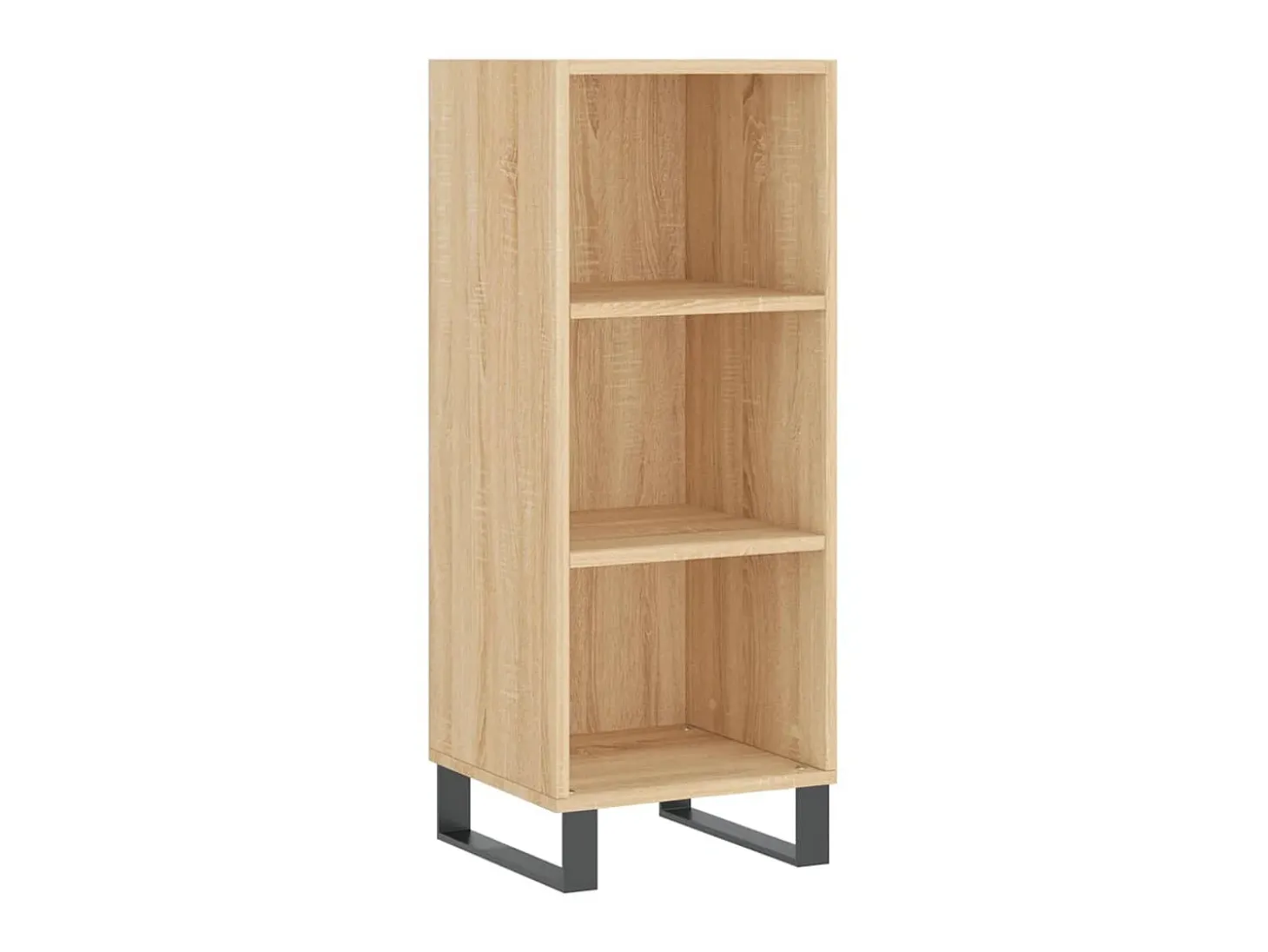 Aparador de madera de ingeniería roble Sonoma 34,5x32,5x90 cm ES24204