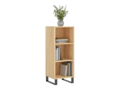 Aparador de madera de ingeniería roble Sonoma 34,5x32,5x90 cm ES24204