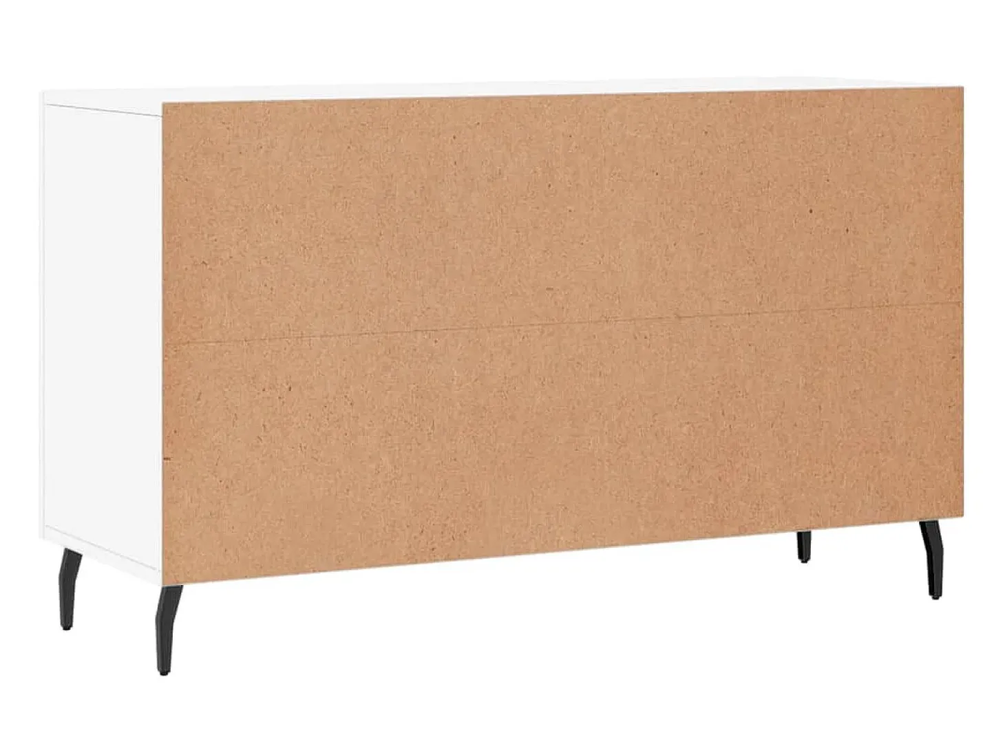 Aparador de madera de ingeniería blanco 100x36x60 cm