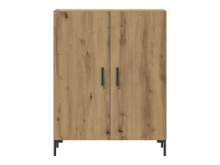 Aparador de madera de ingeniería roble artisan 69,5x34x90 cm