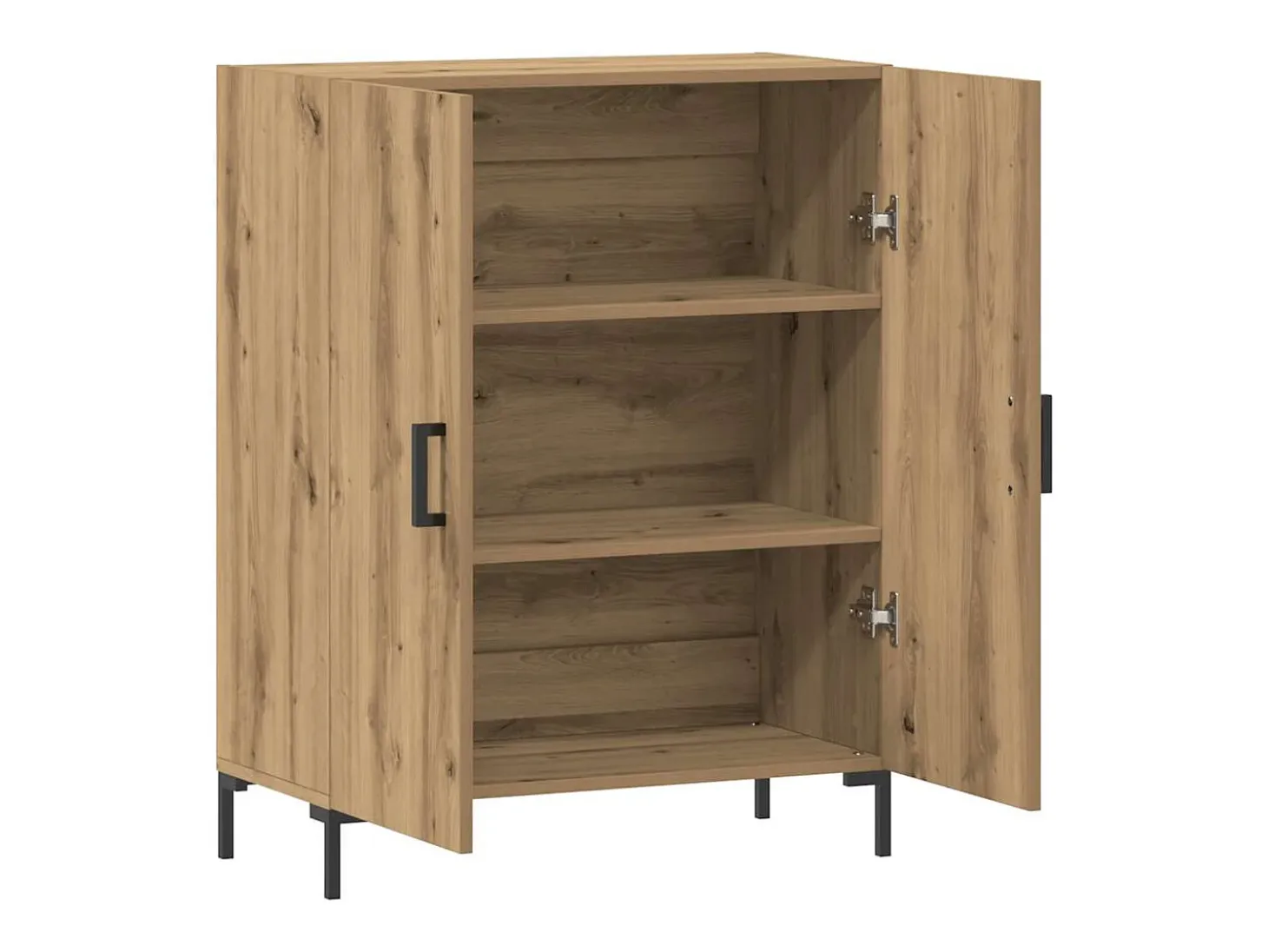 Aparador de madera de ingeniería roble artisan 69,5x34x90 cm